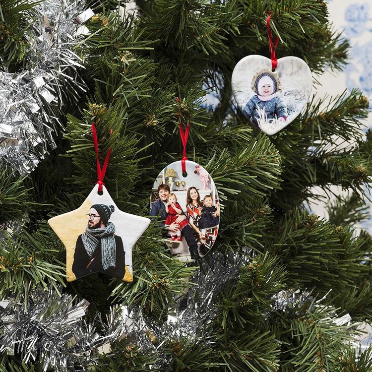 Decorazioni Albero Di Natale Online.Decorazioni Natalizie Personalizzate Addobbi Con Foto