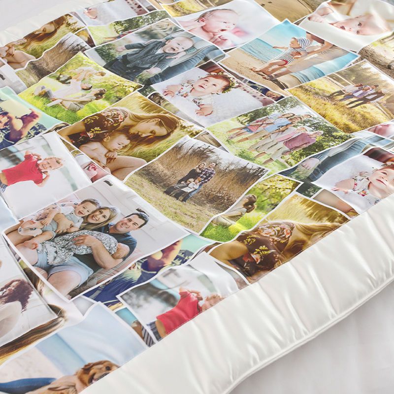 Personalized Custom Photo Memory Quilt-any Size and Color Combo-Free Shipping!